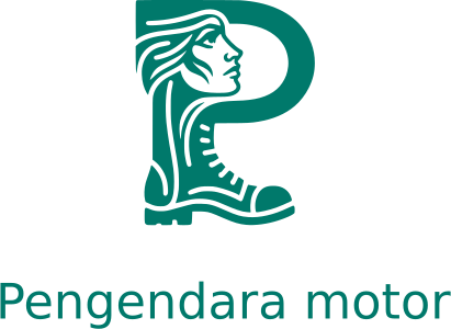 desain logo Pengendara motor