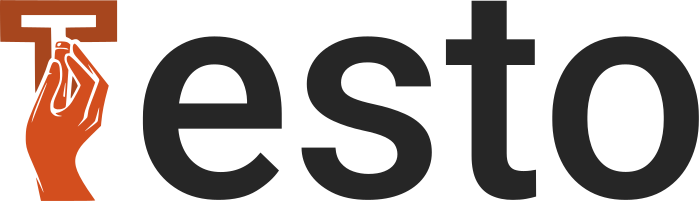 design del logo Testo