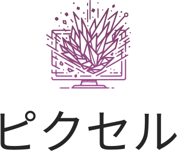 ピクセル ロゴデザイン