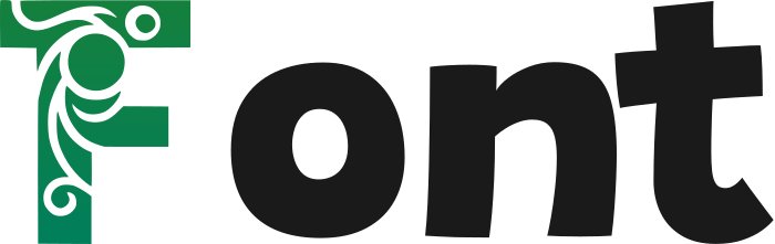 desain logo Font