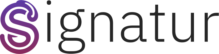 Signatur Logo-Design
