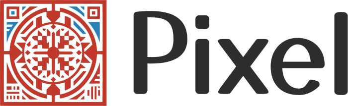 Pixel logo design