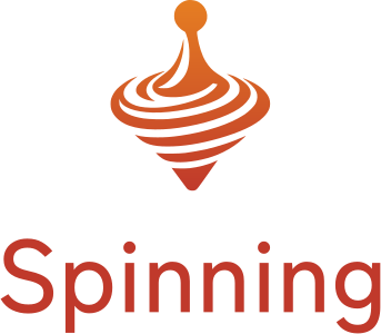 Spinning logo design