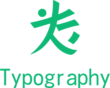 Typography logo design