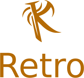 desain logo Retro