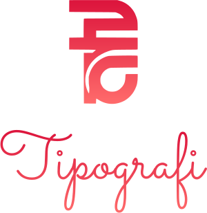 desain logo Tipografi