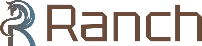 design del logo Ranch