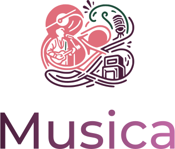 design del logo Musica