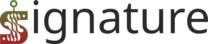 création de logo Signature