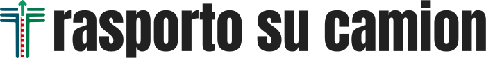 Trasporto su camion logo design