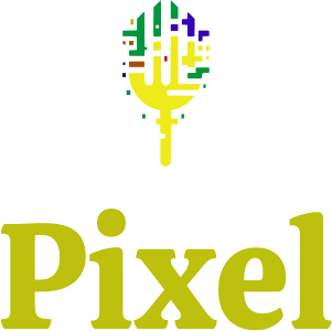 Pixel logo design