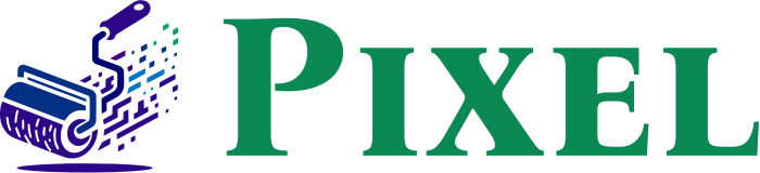 Pixel logo design