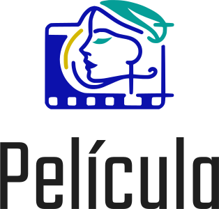 Película logo design