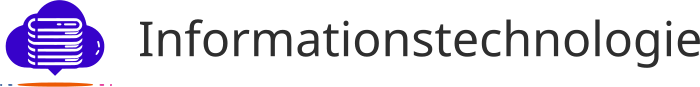 Informationstechnologie logo design