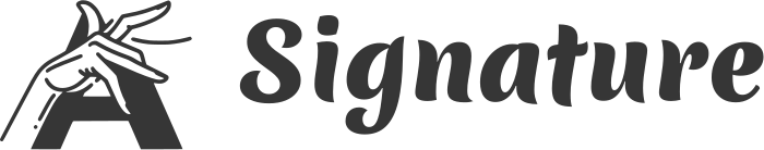 Signature logo design