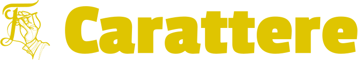 Carattere logo design