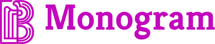 Monogram logo design