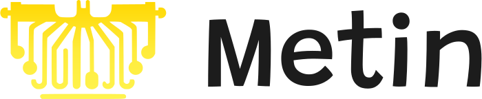 Metin logo design