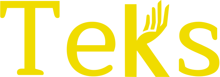Teks logo design