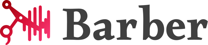 Barber logo design