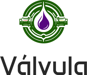 Válvula logo design