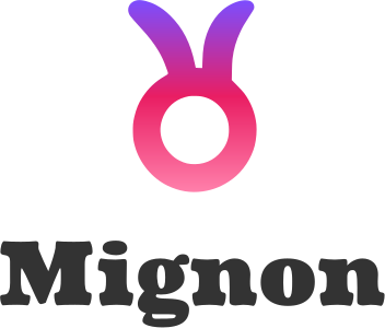 Mignon logo design