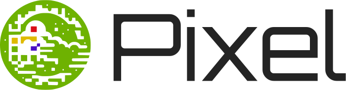 Pixel logo design