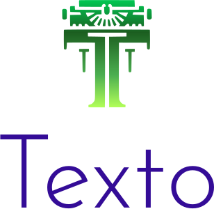 Texto logo design