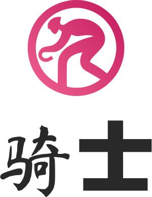 骑士 logo design