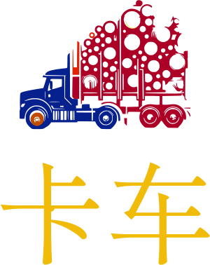 卡车 logo design