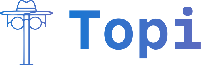 desain logo Topi