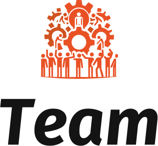 design del logo Team