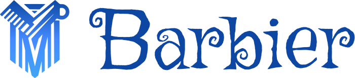 création de logo Barbier