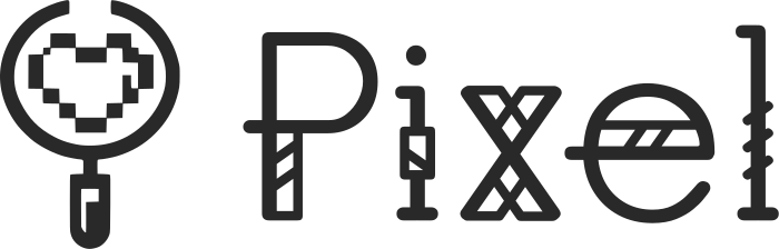 Pixel logo design