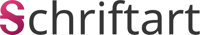 Schriftart Logo-Design