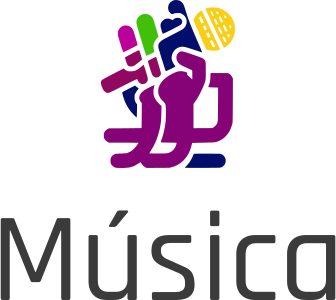 Música logo design