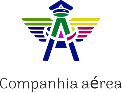 Companhia aérea logo design