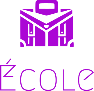 École logo design
