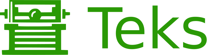 Teks logo design