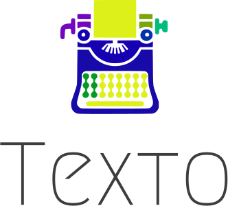 Texto logo design
