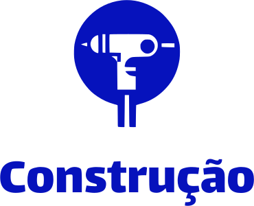 Construção logo design