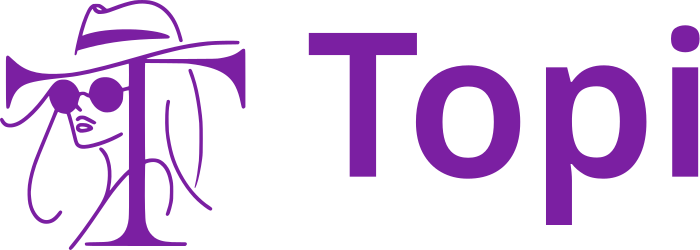 desain logo Topi