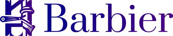 création de logo Barbier