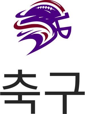 미식축구 로고 디자인