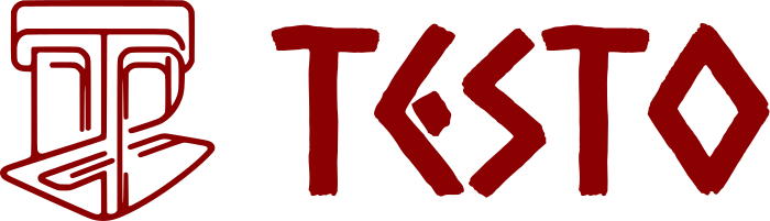 design del logo Testo