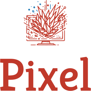 design del logo Pixel
