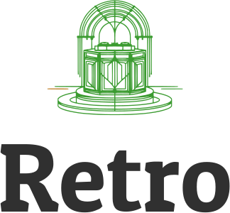 desain logo Retro