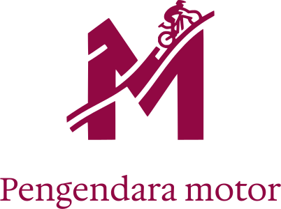 Pengendara motor logo design