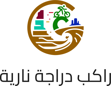 راكب دراجة نارية logo design