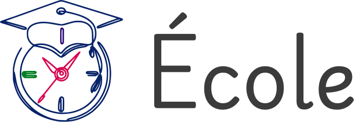 École logo design